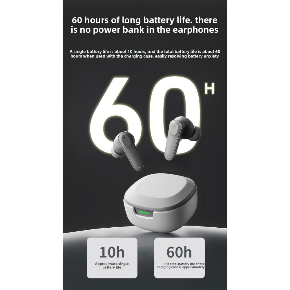 Bluetooth Earphones Binaural True Wireless Physical Noise Reduction High Quality TWS Earbuds Stereo Headset