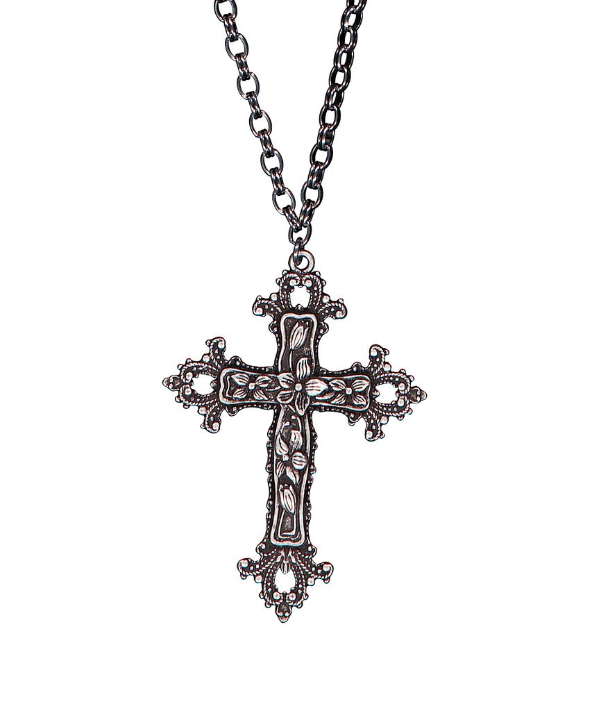 Runninghigh Antique Cross Necklace