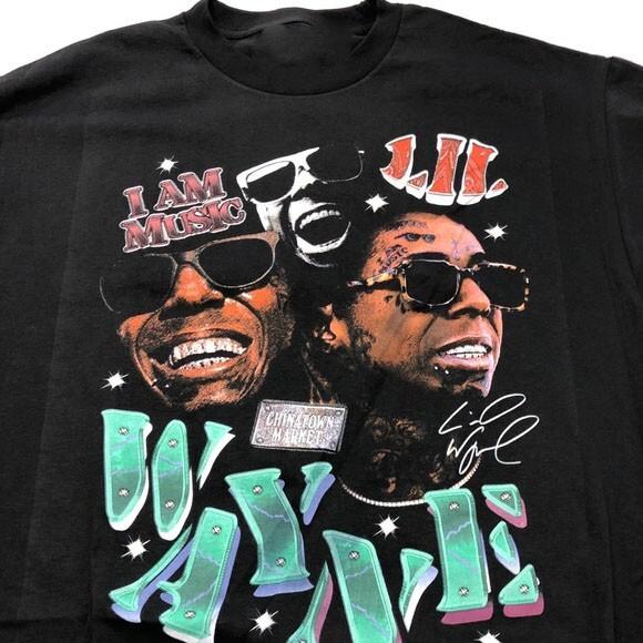 

LIL WAYNE X CHINATOWN MARKET CARTER Black Men All Size T-Shirt LII164 Unisex T-Shirt M