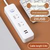 USB Socket Panel with Multi-Outlet Power Strip and Sub-Control