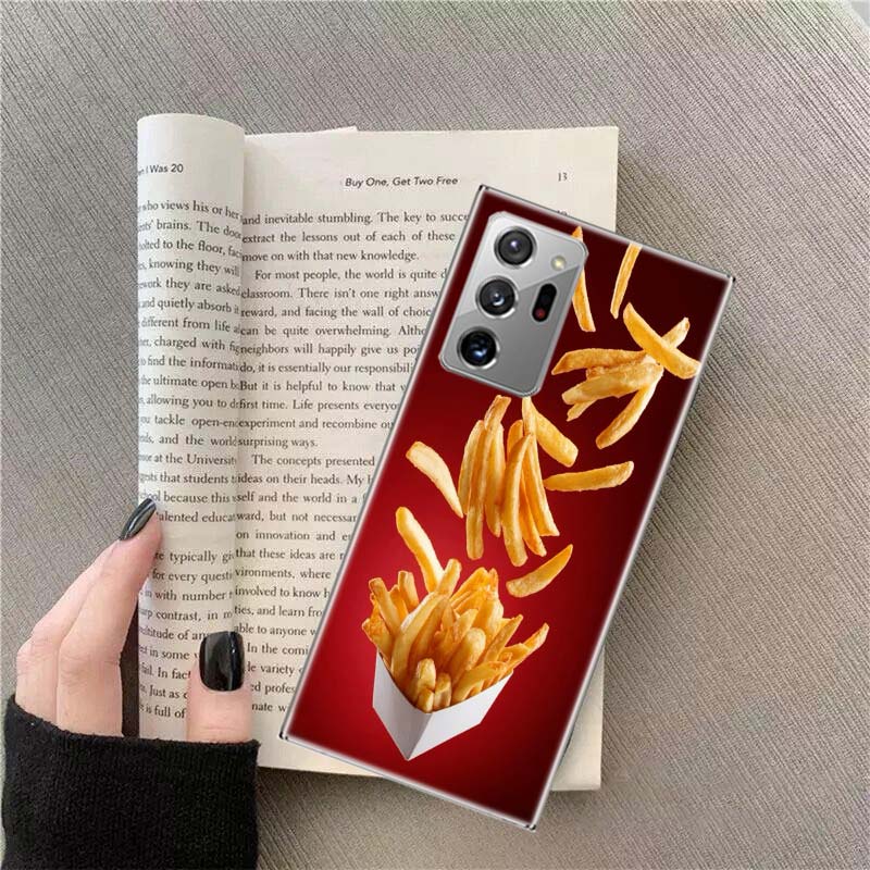 Food Fries Beer Cheese Sushi Cookie Phone Case for Samsung A17 A37 A57 A54 A14 A24 A34 A07 A04S A02S A12 A22 A32 A52S A16 A26 A3