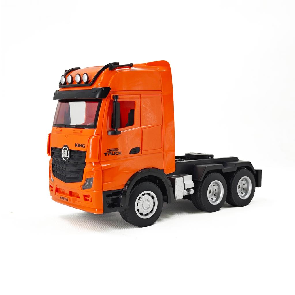 Remote Control Transport Truck, 1:18 Scale All Terrain 9 Channel Alloy Electric Construction