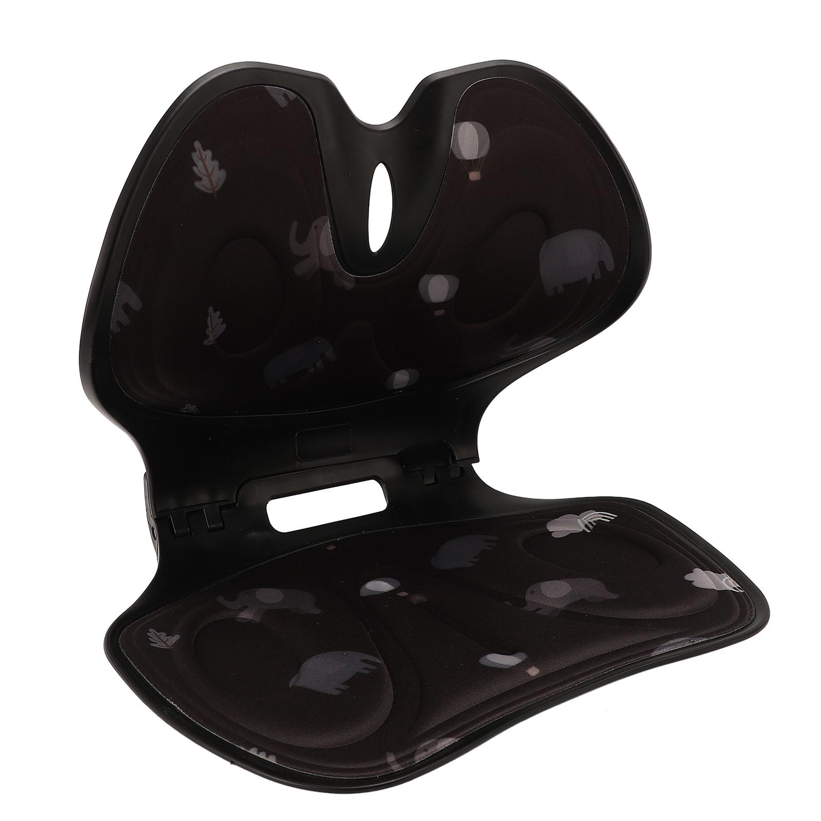 Foldable Elephant Print Lumbar Support Cushion Improve   Back Cushion Ergonomic Chair Back Support Cushion for   and Student