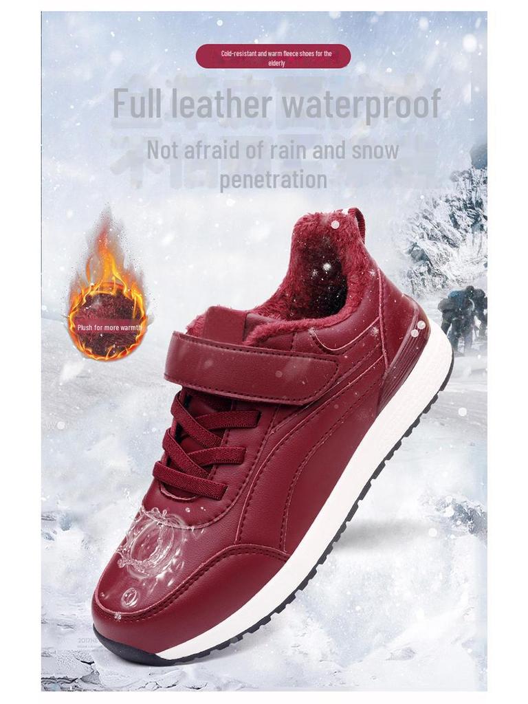 Herren- & Damen Winter Anti-Rutsch Laufschuhe - Dick, Warm, Samtgefüttert, MX2066