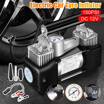150PSI Car Inflation Pump 80-Chamber Automatic Refill High-Pressure Tire Inflator For Car And Van Portable Dual Purpose Air Pump