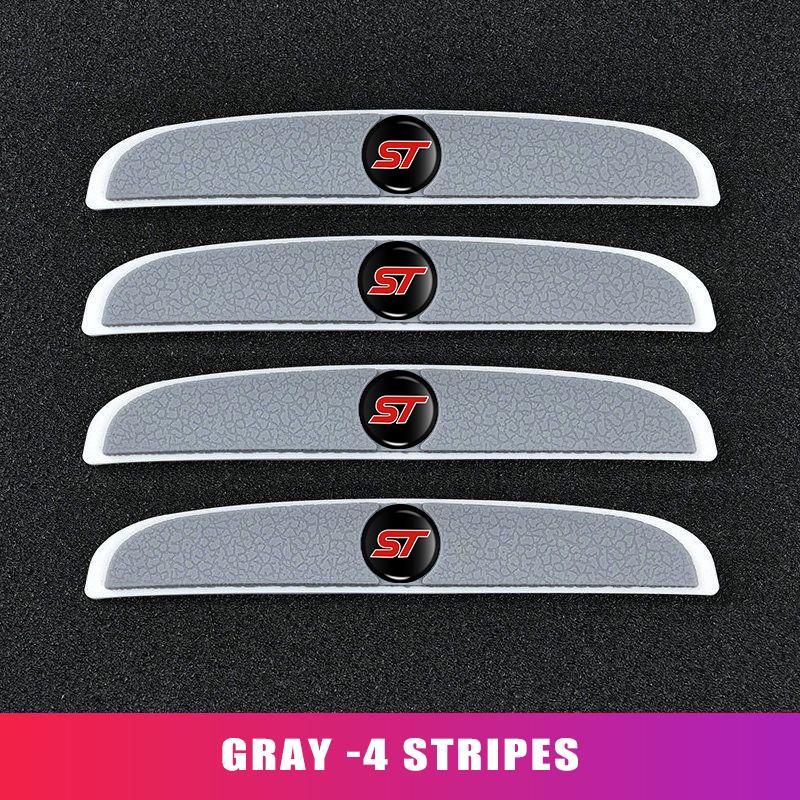 ITES5 For Ford 4pcs Car Door Edge Protection Guards Anti-scratch Stickers Anti-collision Strip Accessories Escape Ecosport Explorer