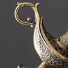 1PC Aladdin's Lamp Shape Home Decor Incense Burner Home Intricate Floral Design Holiday Gifts