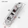 4pcs Slot/Flat Wheel Window Pulley 77 Tyle Sliding Door Casement Pulley Stainless Steel Frame Casters For Aluminum Alloy Window