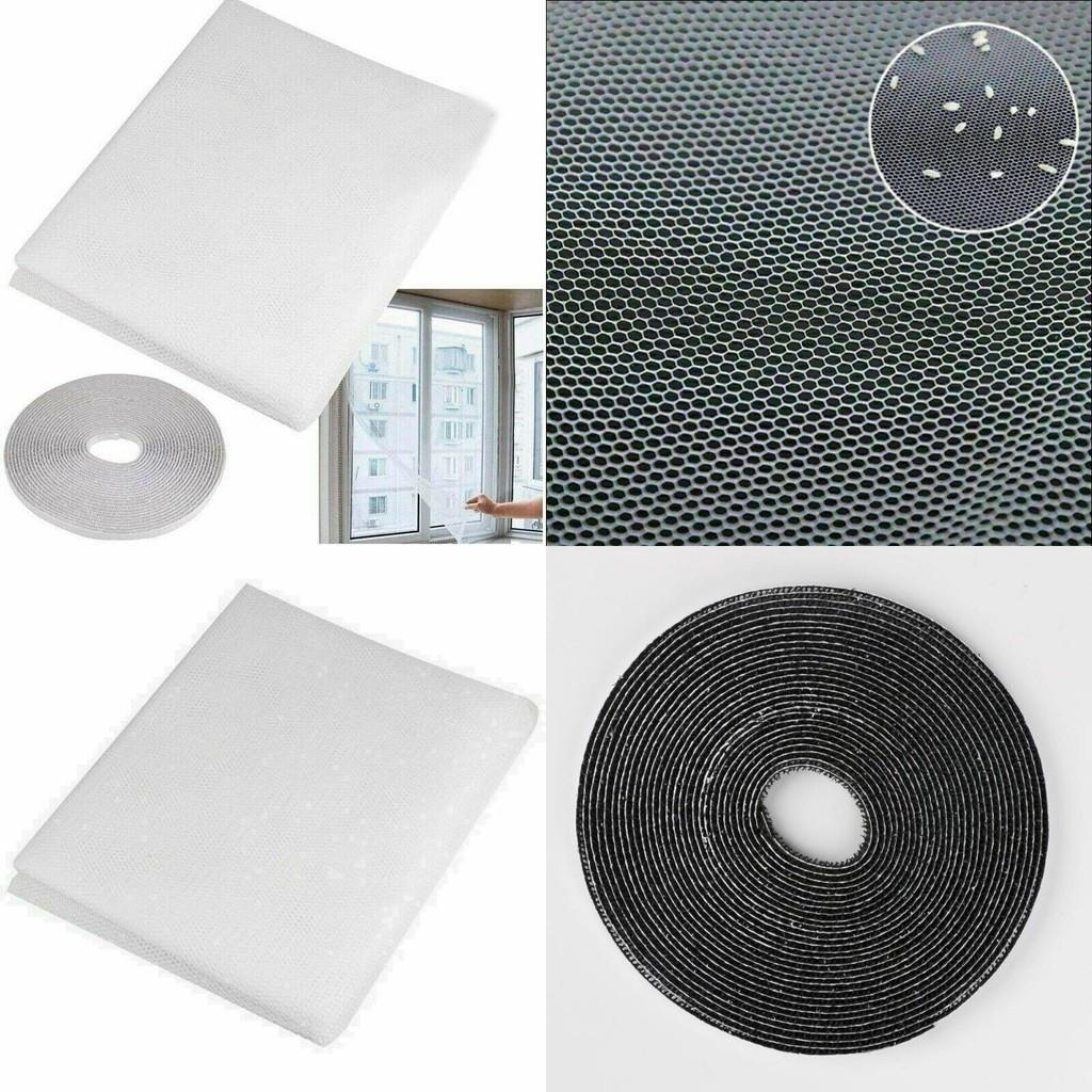 Tenda a Rete Resistente per Porta e Finestra con Rete Autoadesiva Ideale per Tenere Lontani Mosche e Insetti