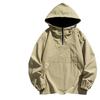 2025 Herbst und Winter Neue Herren Windjacke Hoodie Modischer Casual Sports Style Halbreißverschluss Kapuzenmantel