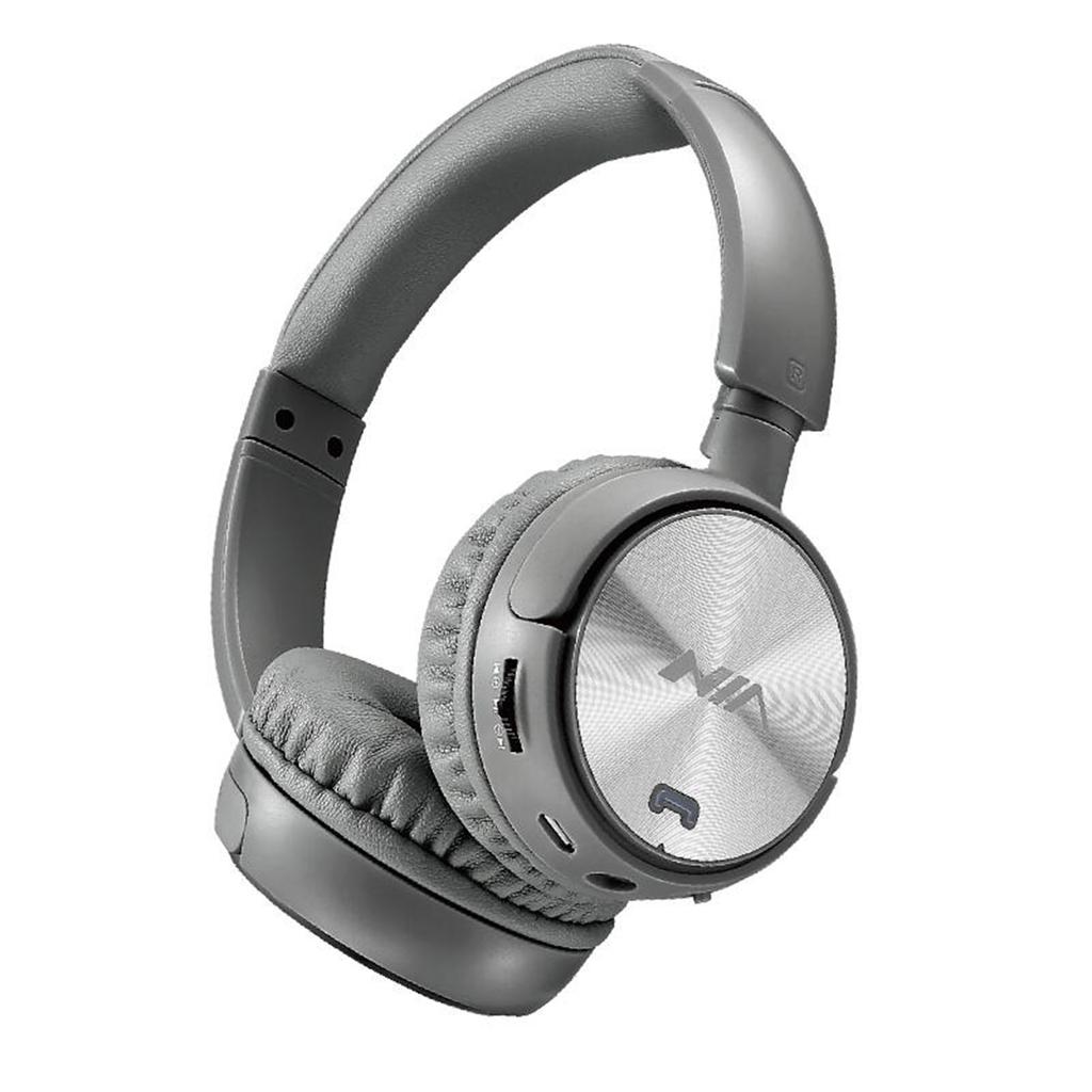 NIA Q2 Sammenleggbart On-Ear Headset Trådløse Bluetooth Hodetelefoner 3.5mm AUX IN Musikkøretelefon TF-kort