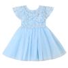 Children's Formal Dance Princess Dress: Puffy Gauze Flower Girl Outfit, Short Sleeve, Suitable for June 1 Performances