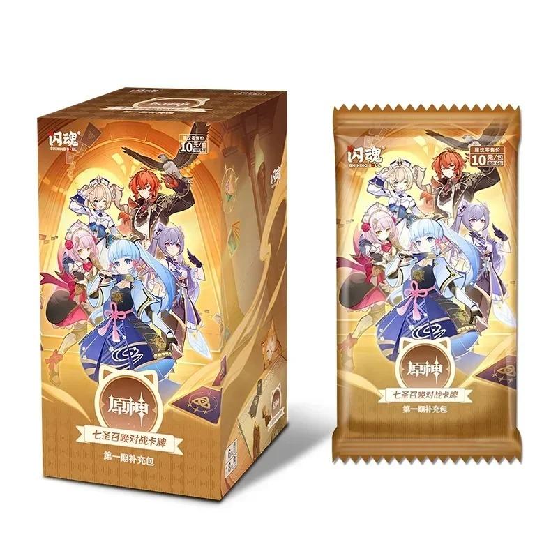 Γνήσια Κάρτα Genshin Impact Σκηνή III Genius Invokation Προ-Ομάδα Hu Tao Anime TCG Παιχνίδι Μάχης Συλλεκτικές Κάρτες Παιχνίδι Δώρο