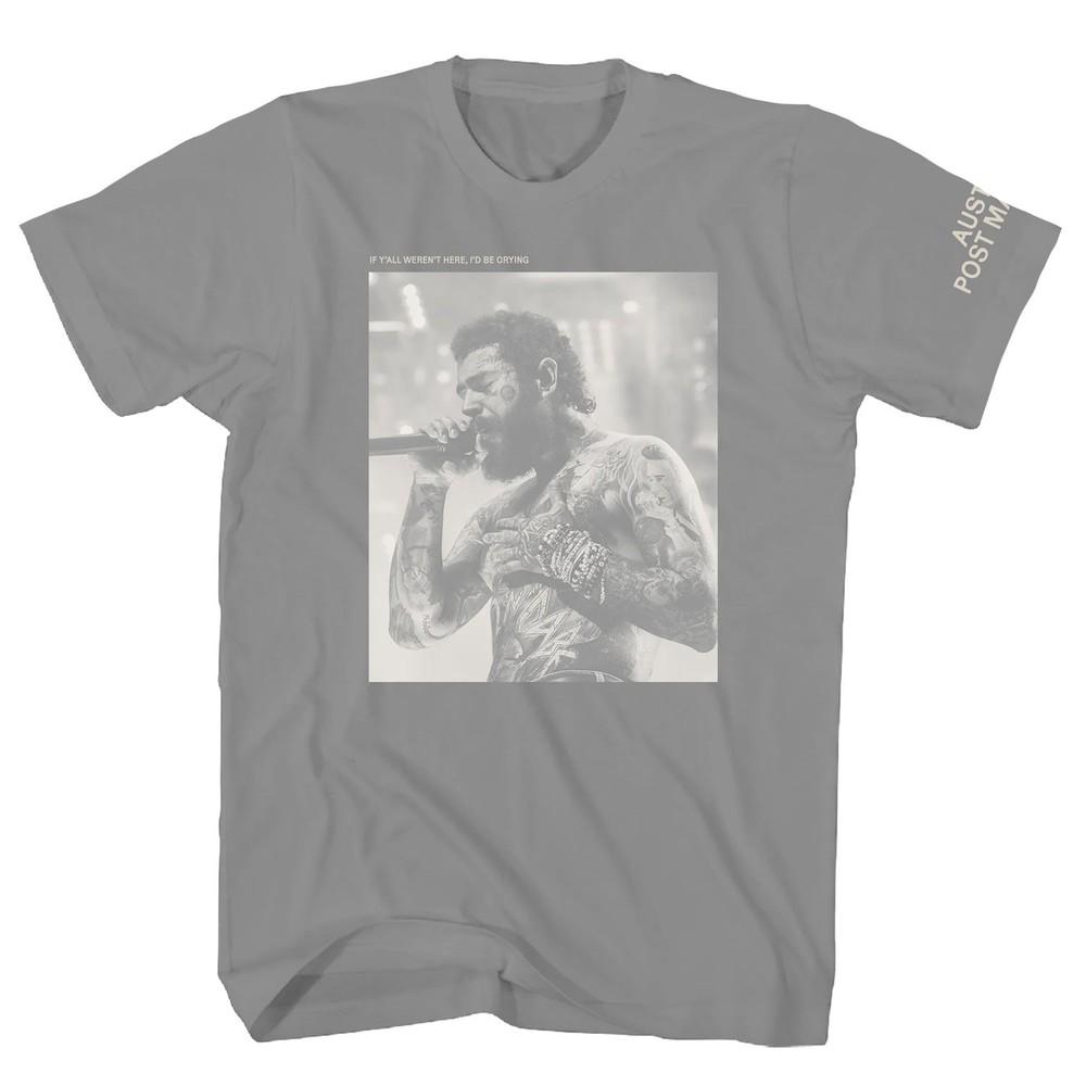 

Men s Post Malone Photo On Gravel T-shirt Gravel Gray L
