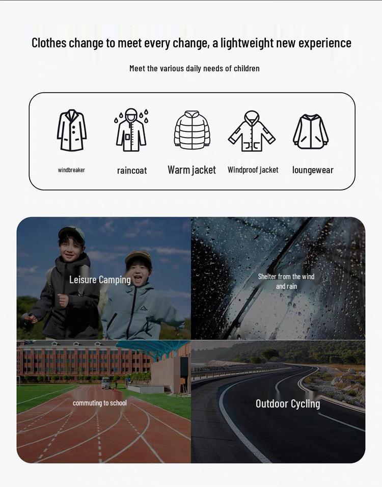 Kids' 3-in-1 Detachable Windbreaker 2025: Stylish Autumn/Winter Trench Coat for Girls