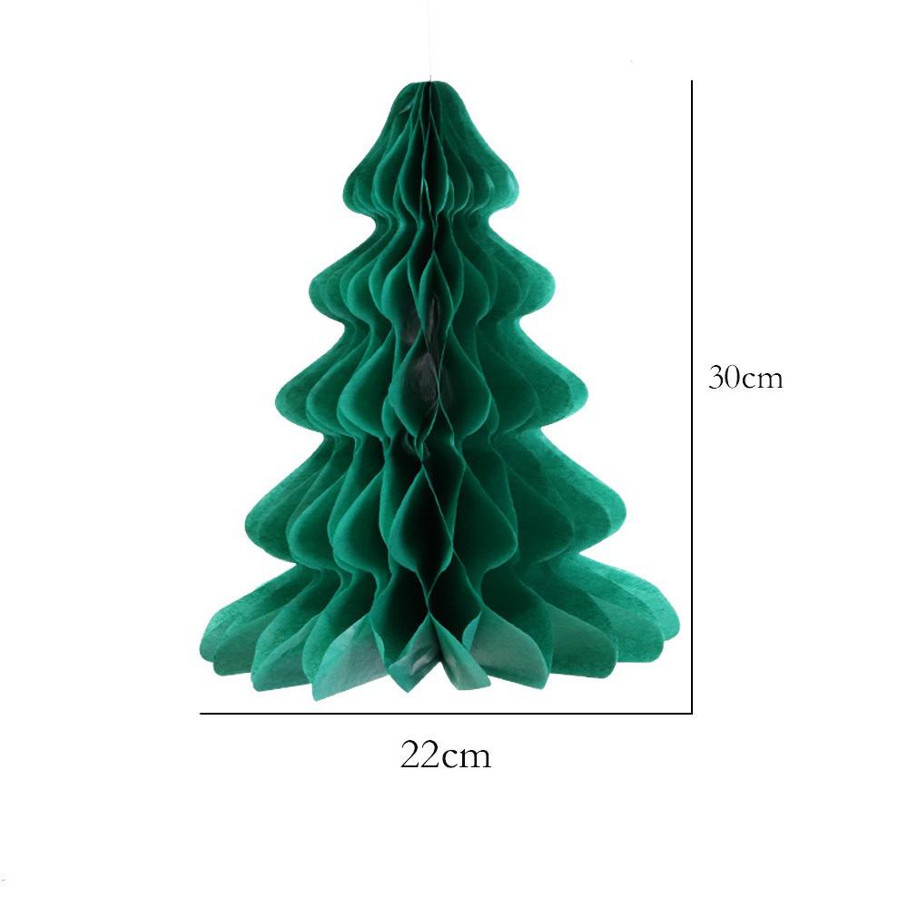 

Christmas Creative Paper Bell Honeycomb Pendant Scene Layout Merry Christmas Tree Decor For Home Xmas Ornaments Hanging Pendants