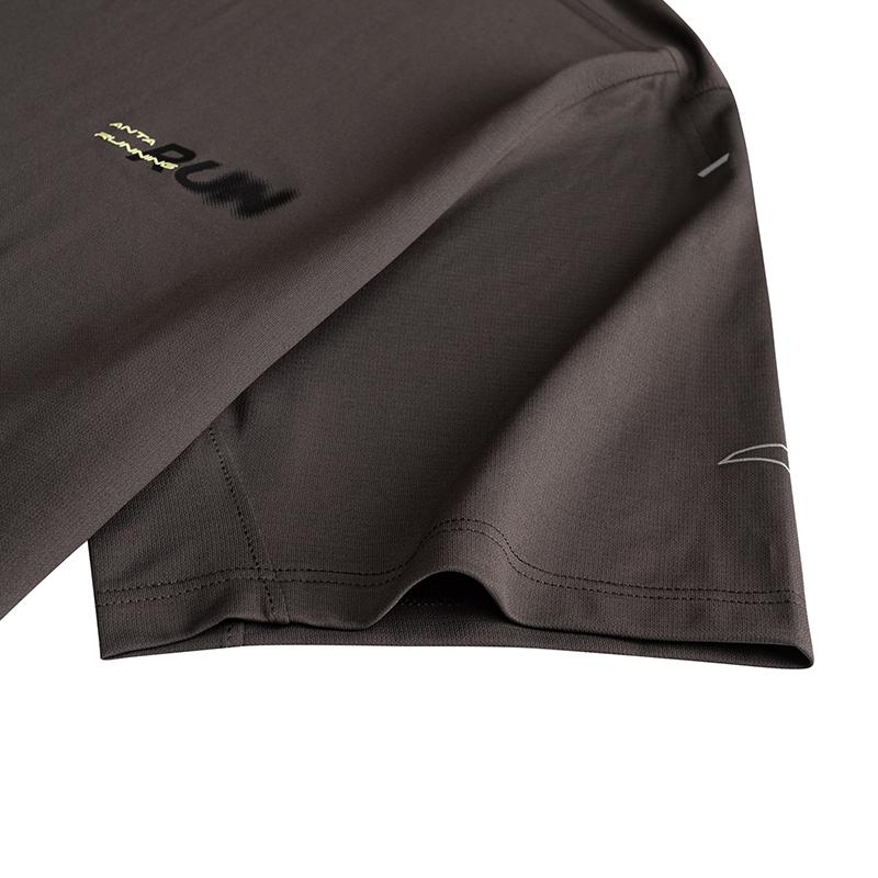 Anta Advanced Running Breathable Comfortable Sports Casual Quick-Drying Woven Short Sleeve T-Shirt Men tops 152625108-6