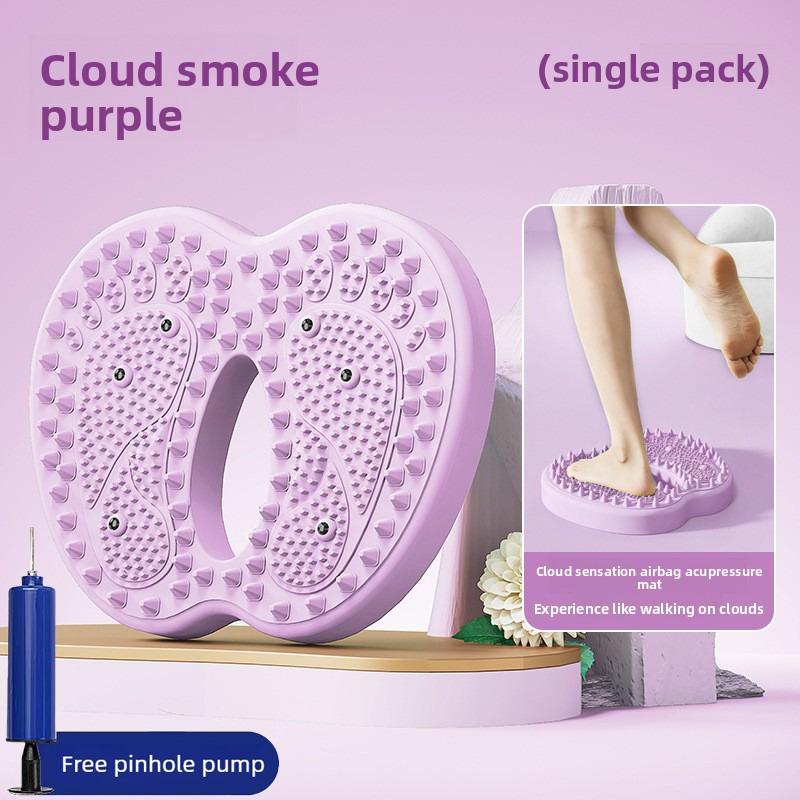 Inflatable Foot Massager Stepper Balance Board with Anti Slip PVC Massage Dots for Yoga Training Slimming Leg Shaping