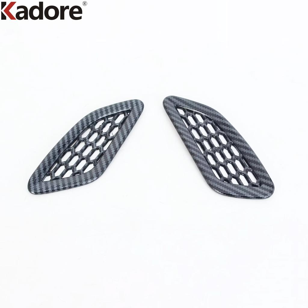 For Hyundai Sonata 2024 2025 2026 Carbon Fiber Car Front Upper Air Condition Vent Outlet Cover Trim Inteiror Accessories