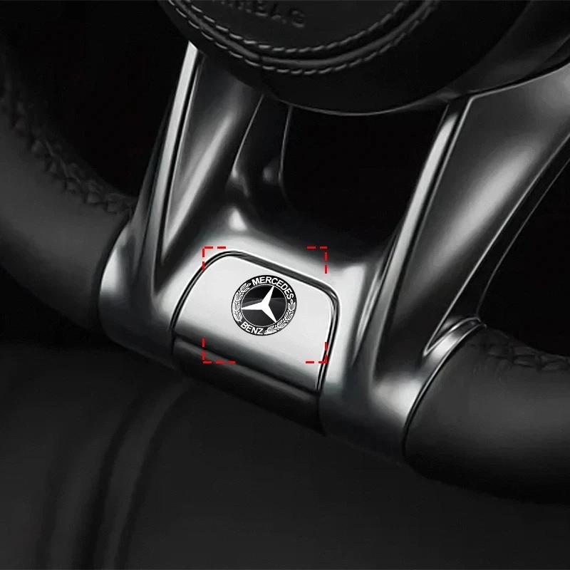 Car Sticker Car Key Sticker Auto Control Keychain Emblem Accessories For Mercedes Benz AMG Smart W205 C300 W203 W206 W108 W124 W