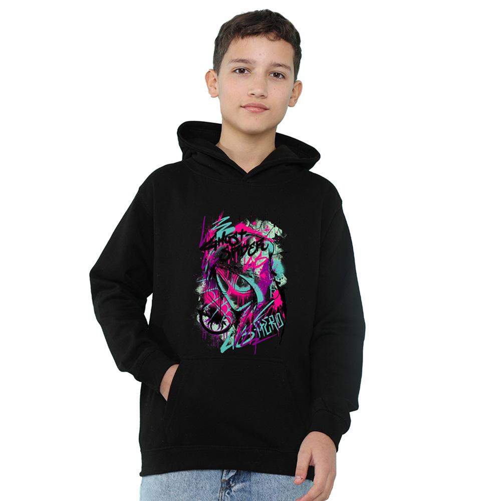 Spider-Man Childrens/Kids Ghost-Spider Graffiti Pull Over Hoodie