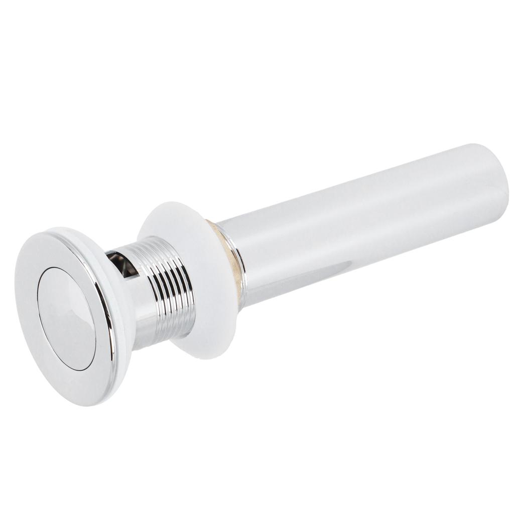 Waschbeckenablauf Spülbeckenablauf Stöpsel Galvanisiert Pop-up Ablaufgarnitur Überlaufschutz Badezimmer