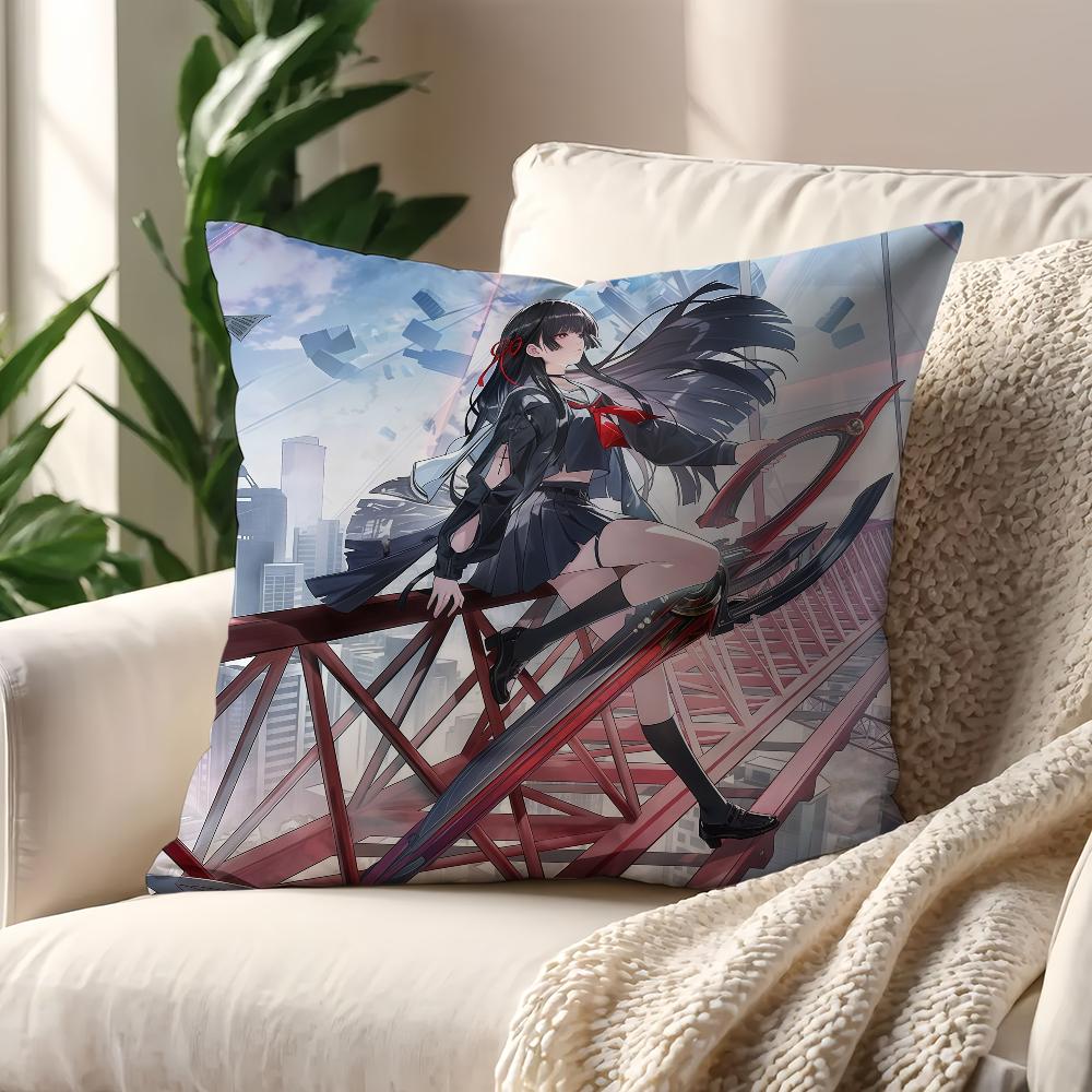 CHISA Wuthering Waves cushion cover Best Home Office Coffee Pillow Sofa Printing Decoration Room Shop Car Nordic Simplicity Hit