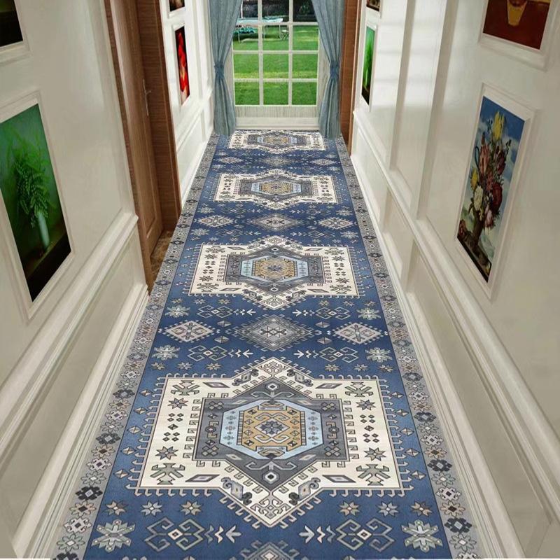Home Living Room Hallway Persian Style Carpet Hallway Foyer Home Washable Entrance Carpet