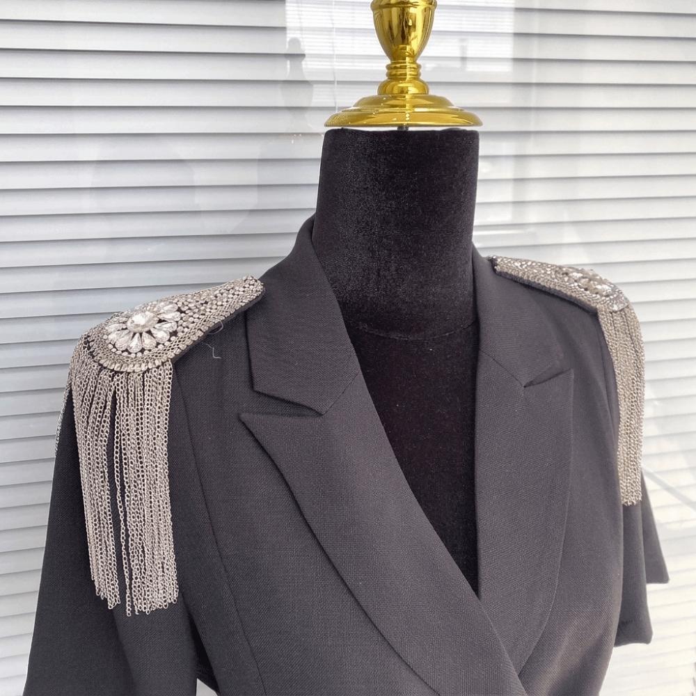 Epaulet Tassel Chain Shoulder Board Brooch Star Shoulder Flash Classical Epaulette Party