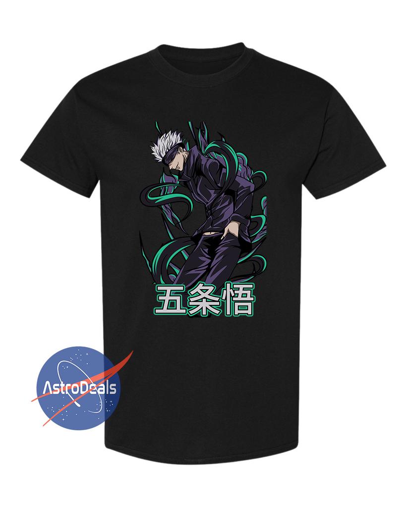Jujutsu Kaisen Gojo Satoru Black T-Shirt Anime T-Shirt