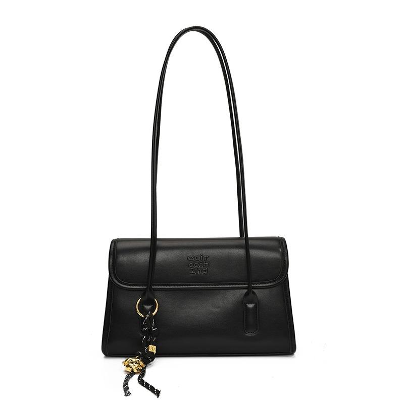 

New large-capacity bag women s high-end texture fashion shoulder underarm bag niche design work commuter bag чорний