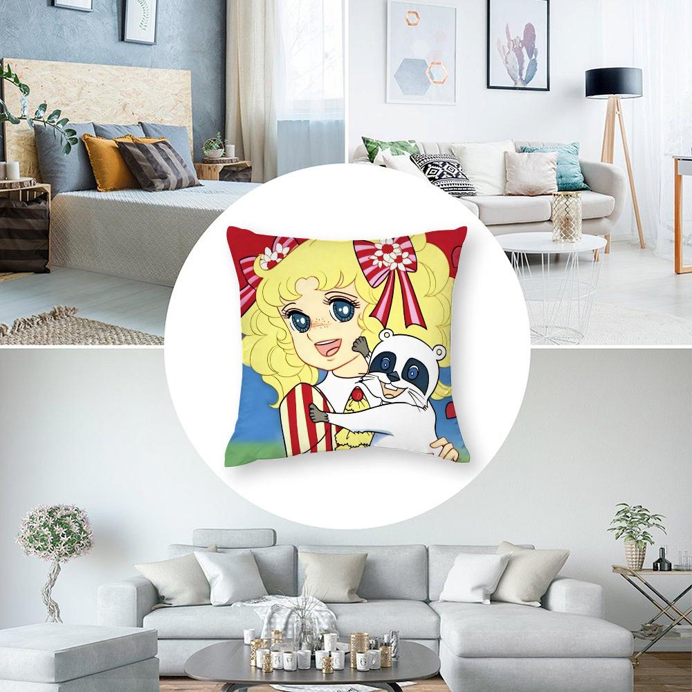 C-Candy Candy Anime Pillow Case Short Plush Sofa Decorative Gift Home Double-sided Printing Cushion