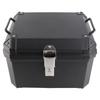 Motorcycle Tailbox 45L Large Capacity Water Resistant ABS Motorcycle Rear Top Box with Antitheft Lock