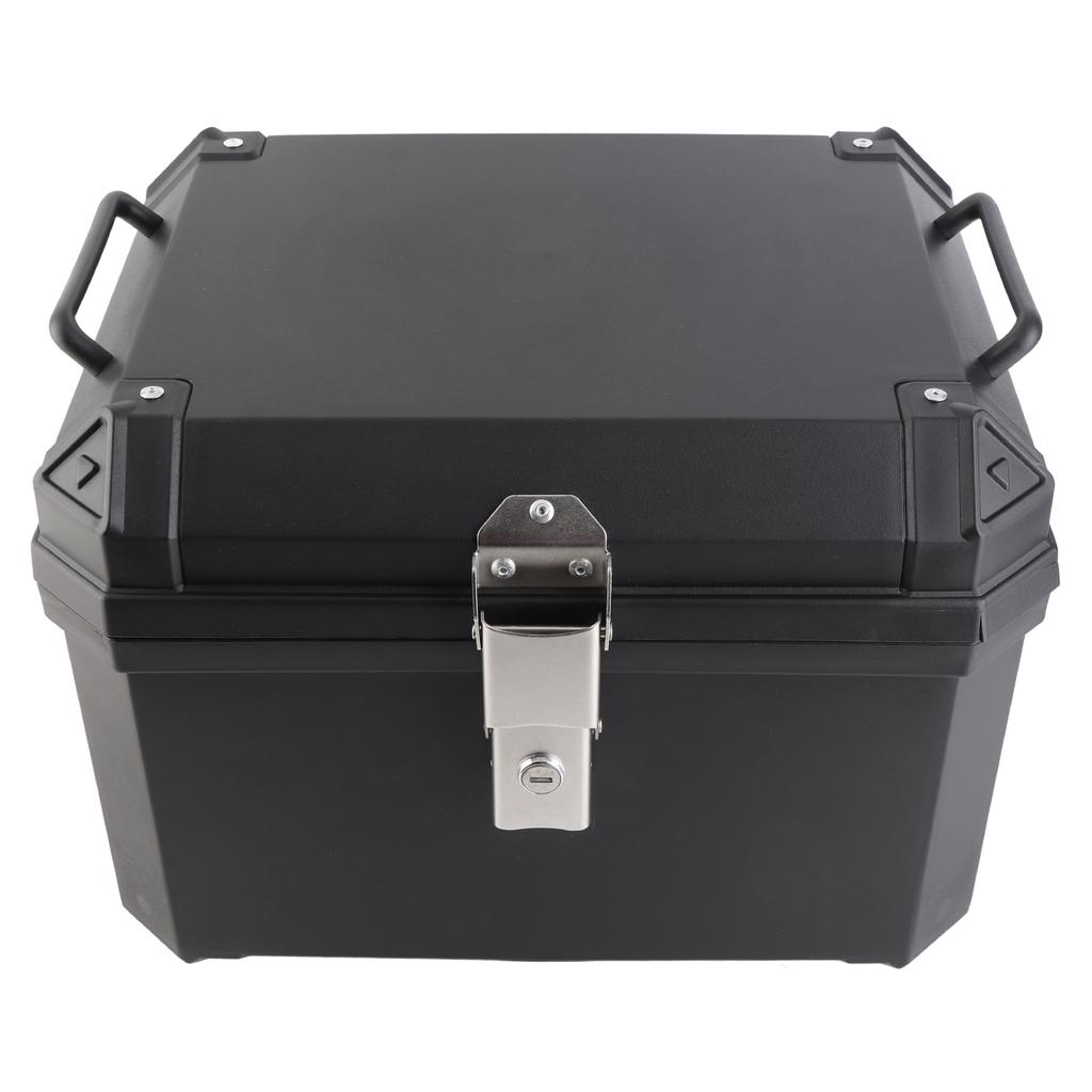 Motorcycle Tailbox 45L Large Capacity Water Resistant ABS Motorcycle Rear Top Box with Antitheft Lock