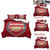 Arsenal Football Club Soccer Print Duvet Cover Set With Polyester Material For Sports Fans Bedroom Decor