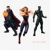 Black Panther And Young Black Panther Iron On Heat Transfer Printing Vinyl Patches Sticker for Clothes DIY Appliques Washable Patches