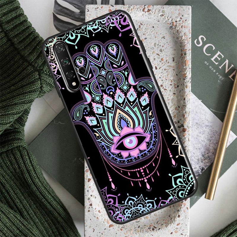 Hamsa Hand Of Fatima Art For Huawei Nova 10 9 SE 5T 12s 12i 11i Y91 Y90 Y60 Y70 Y72 Y61 P60 Pro P20 P40 P30 Lite Case