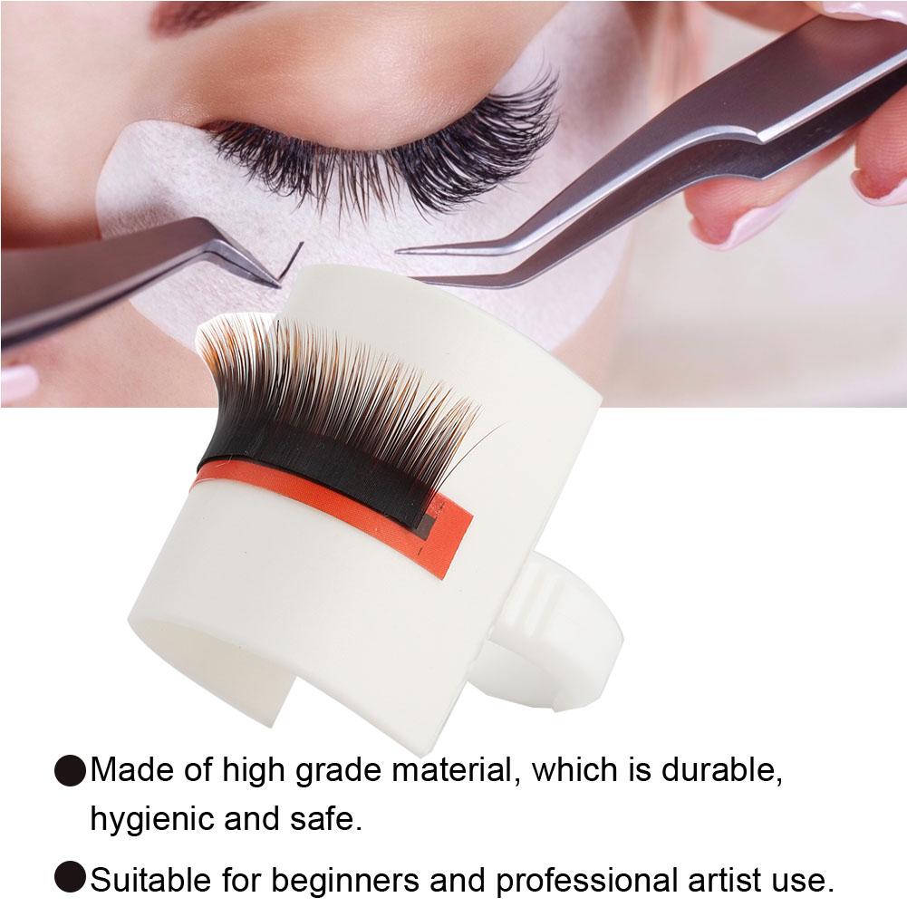 Grafting False Eyelashes Extension Glue Ring Cup U Shaped Pallet Lashes Holder Makeup Tool 01#