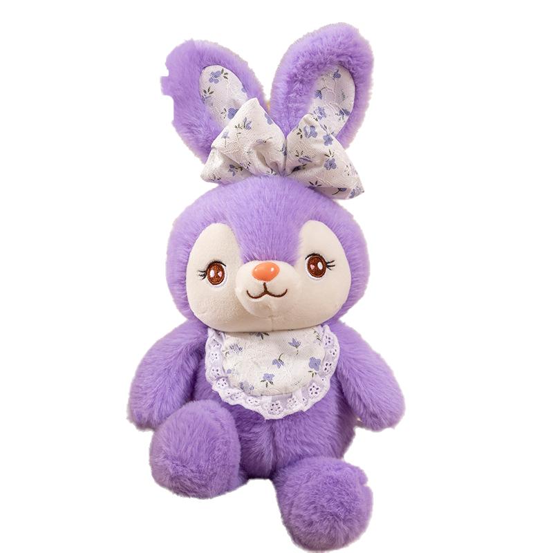 

Toy Plush Cartoon Stuffed Animal Teddy Rabbit Doll For Boys Girls Gift Birthday фіолетовий