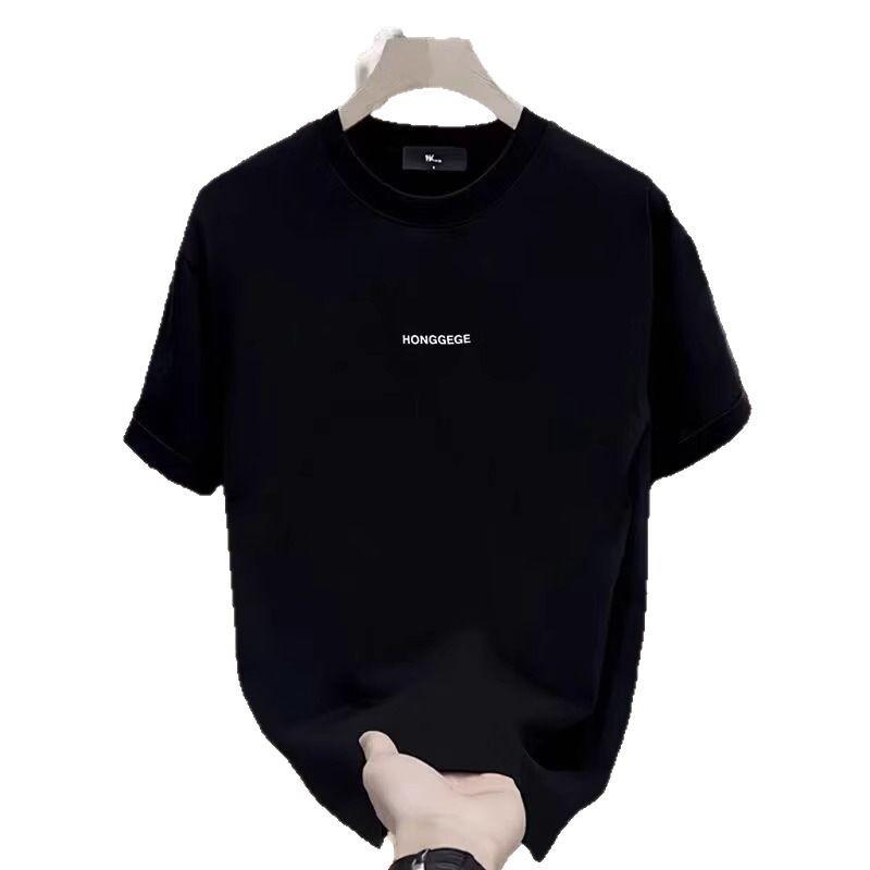 Ruffian Shuai Trendy Brand Printing Loose Casual Heavy Cotton Short-Sleeved T-Shirt Men'S And Women'S Versatile Top