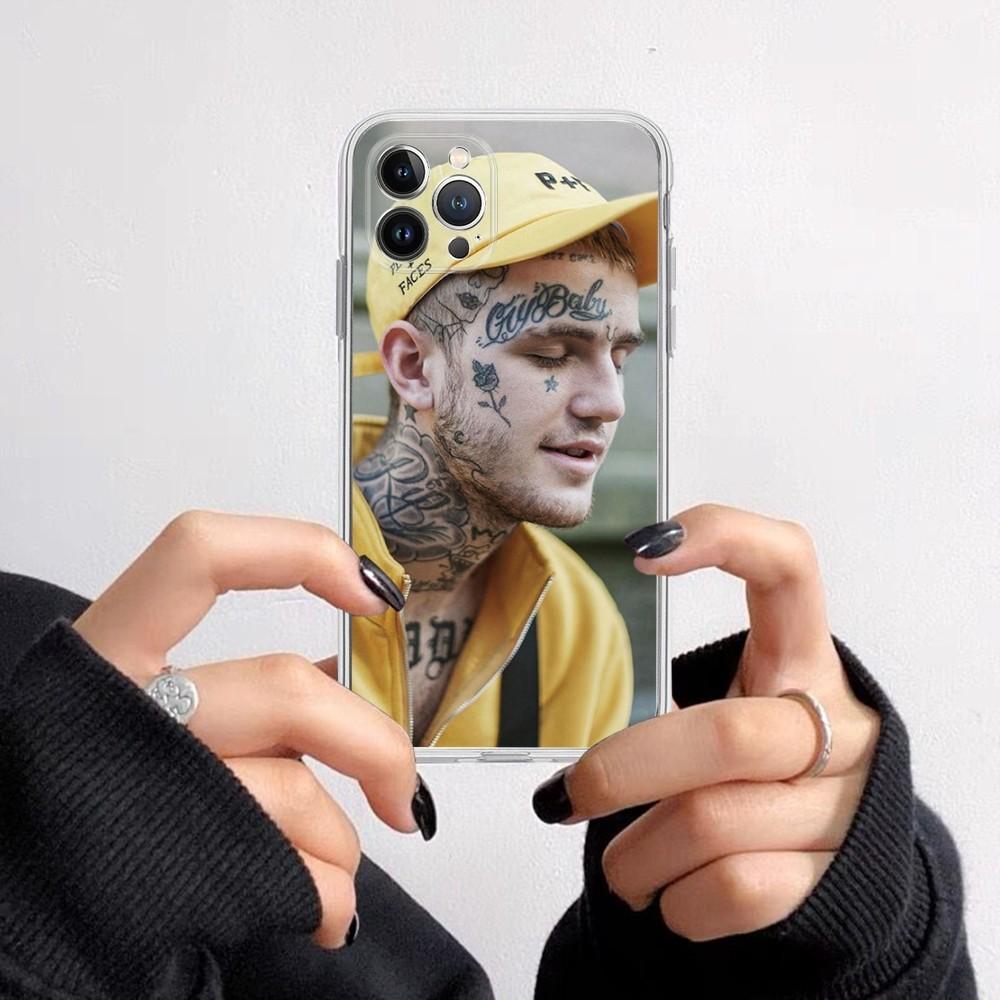 Lil Peep Phone Case for iPhone 16 15 8 7 6 6S Plus X SE XR XS 14 11 12 13 Mini Pro Max Mobile Case