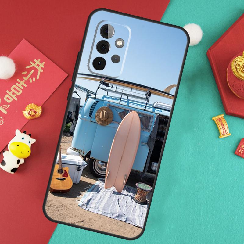 Surfing Wave Case For Samsung Galaxy A56 A36 A26 A16 A06 A13 A33 A53 A15 A35 A55 A34 A54 A12 A32 A52 A17