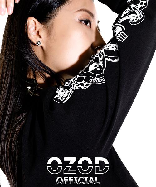 OZOD Free Will Sleeve Crop Top_Black