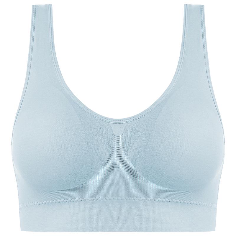 Großer Sport-BH, bügellos, schönes Rückendesign für Fitness, Yoga, Laufen und Schlafkomfort für Frauen.