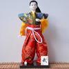 Traditional 12inch Japanese Samurais Dolls in Kimonos for Home Display and Collector's Item