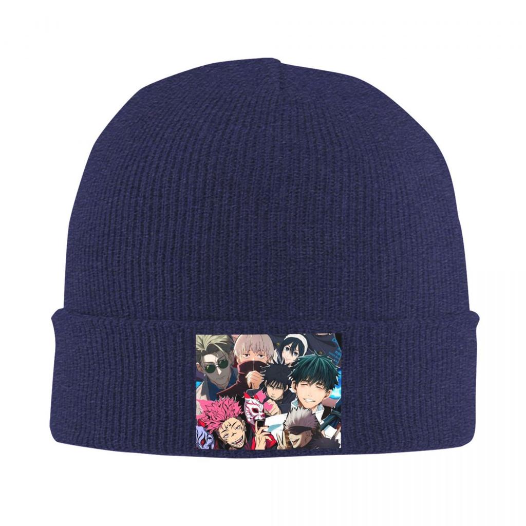 Megumi Besto Friendo Jujutsu Kaisen Sukuna Anime Warm Knitted Cap Fashion Bonnet Hat Autumn Winter Outdoor Beanies Hats Adult