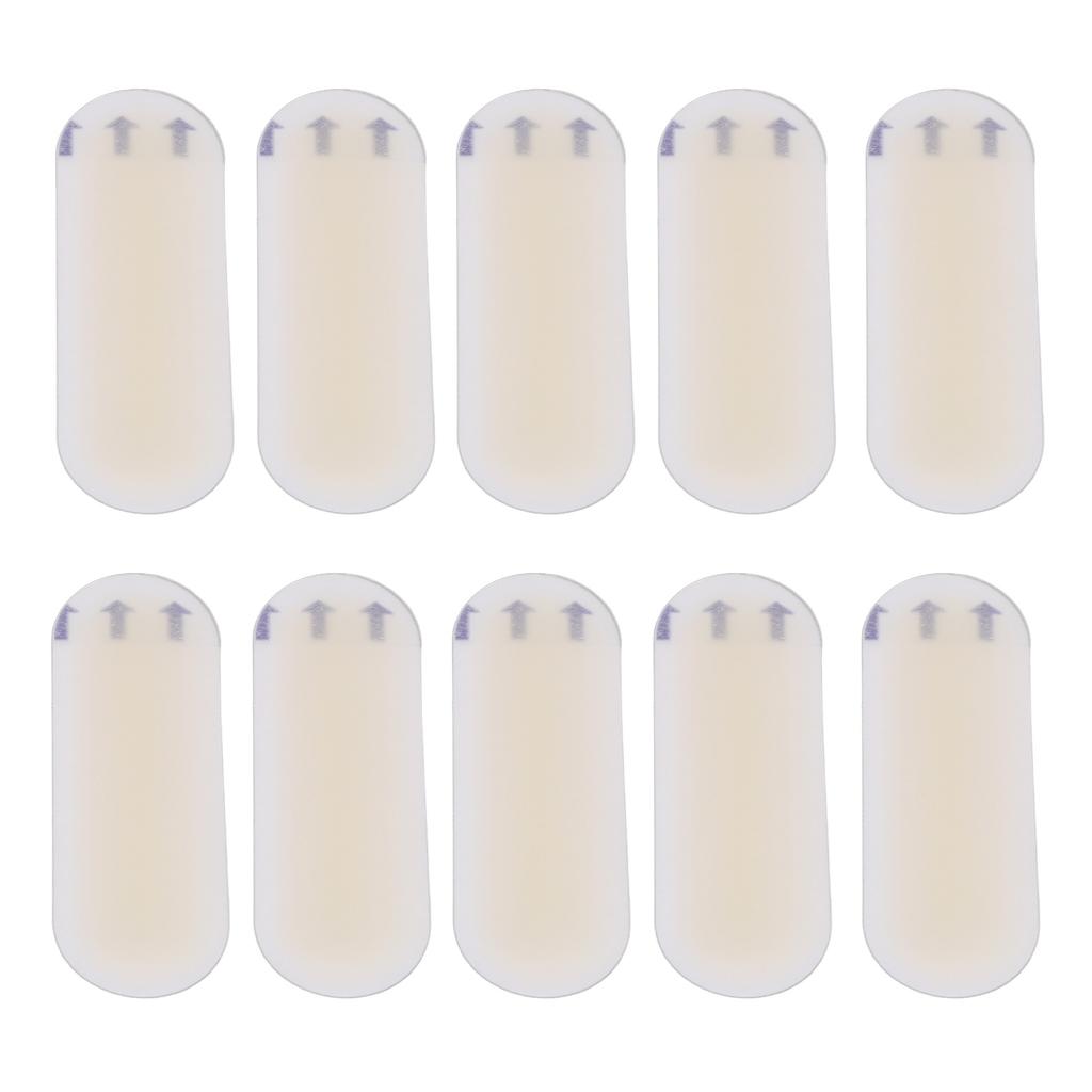 10 Pièces Coussinet Gel Anti-Ampoules 20x60mm Autocollants Ampoules Prévenir Usure Pieds Talons Hauts Coussin Gel
