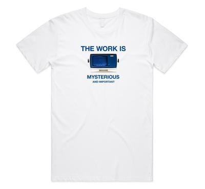 The Work Is Mysterious and Important Severance T-shirt Top Funny Gift Retro