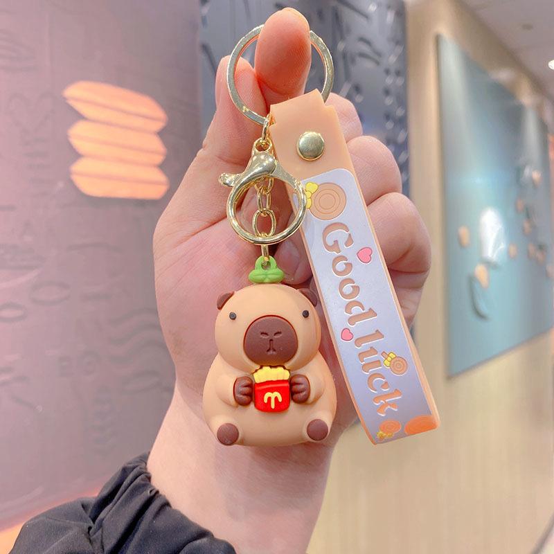 Capybara Kapibara Serie Puppe Schlüsselanhänger Schultaschenanhänger Student Kleines Geschenk Anhänger