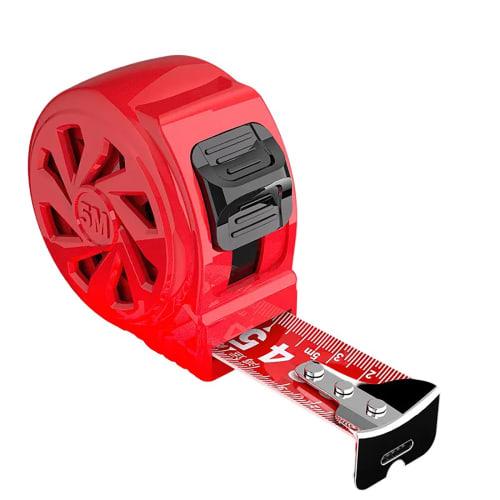 This Measuring Tape, Made of High-quality Carbon Steel, Features a Wear-resistant Ruby ??ruler with a High-precision Tape, Clear Markings, a Cool Holl
